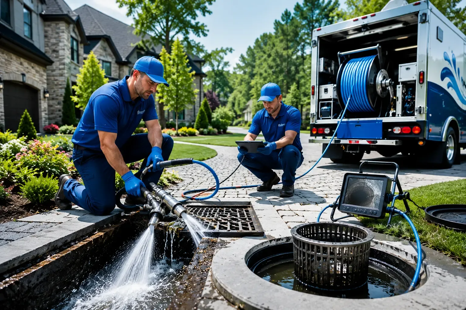 Local outdoor drain cleaning professionals in Hampton, IL