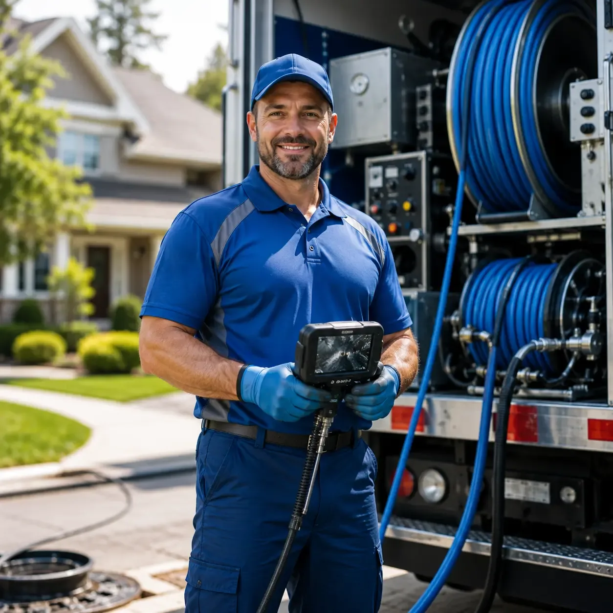 Local outdoor drain cleaning specialists in Hampton, IL